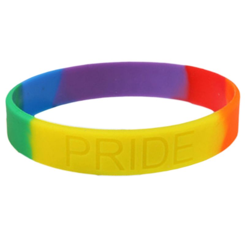 Pulseiras LGBT: aço, silicone, arco-íris