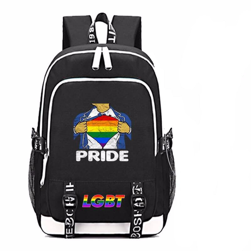 Sacos LGBT: tote bags arco-íris, mochilas orgulho